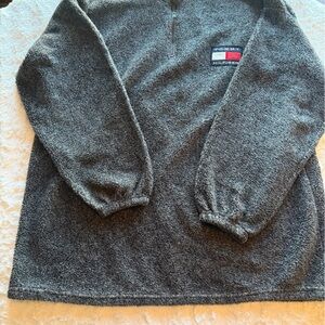 Tommy Hilfiger Gray Zip-Up Sweater